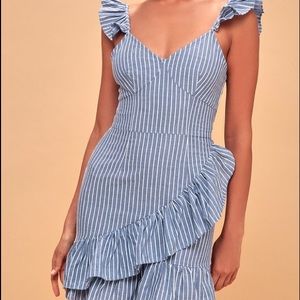 The Fifth Label Blue and White Stripe Dress